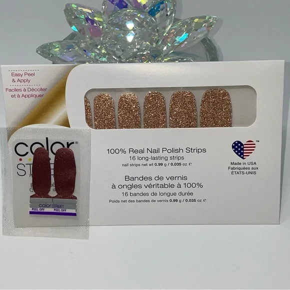 Color Street | Mojave Gold, a gold glitter, hard to find - retired set - Picture 7 of 10